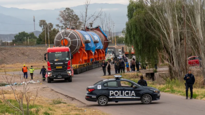 El traslado del reactor de IMPSA: un desafío logístico sin precedentes atravesado por la emergencia vial